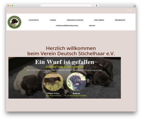 Theme WordPress Envit - verein-deutsch-stichelhaar.de