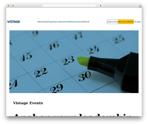 Theme WordPress Vistage Parent - vistage.com/events