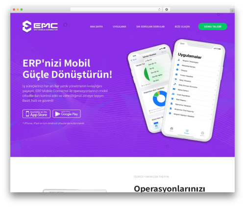 WordPress theme Nextapp - erpmobileconnector.com