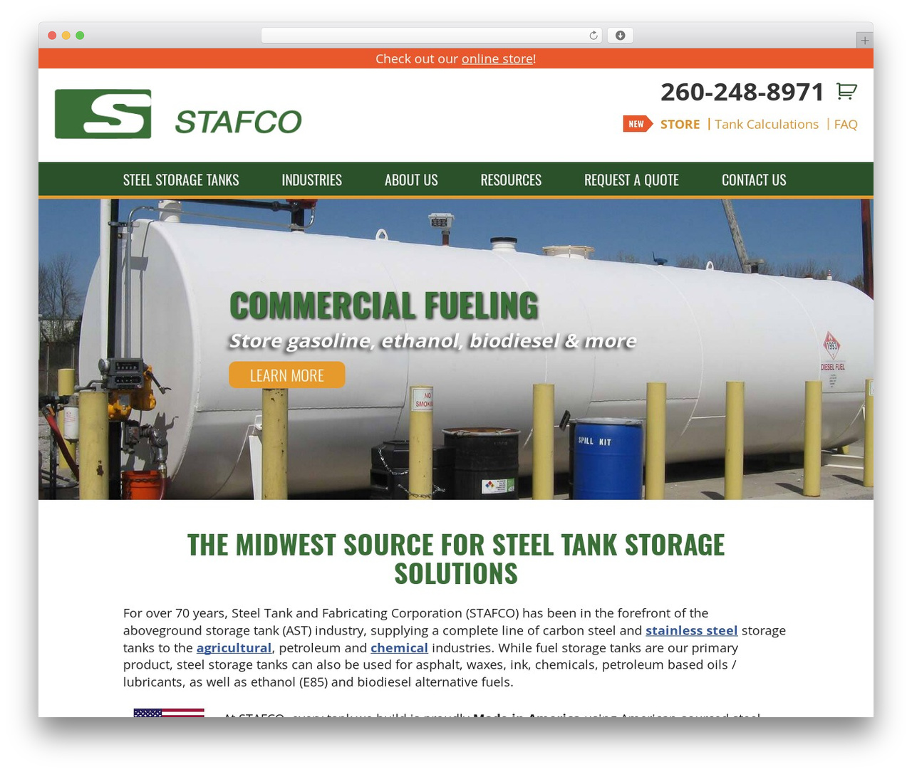 wp-bootstrap WordPress website theme - steeltankandfabricating.com wp-bootstrap WordPress website theme - steeltankandfabricating.com