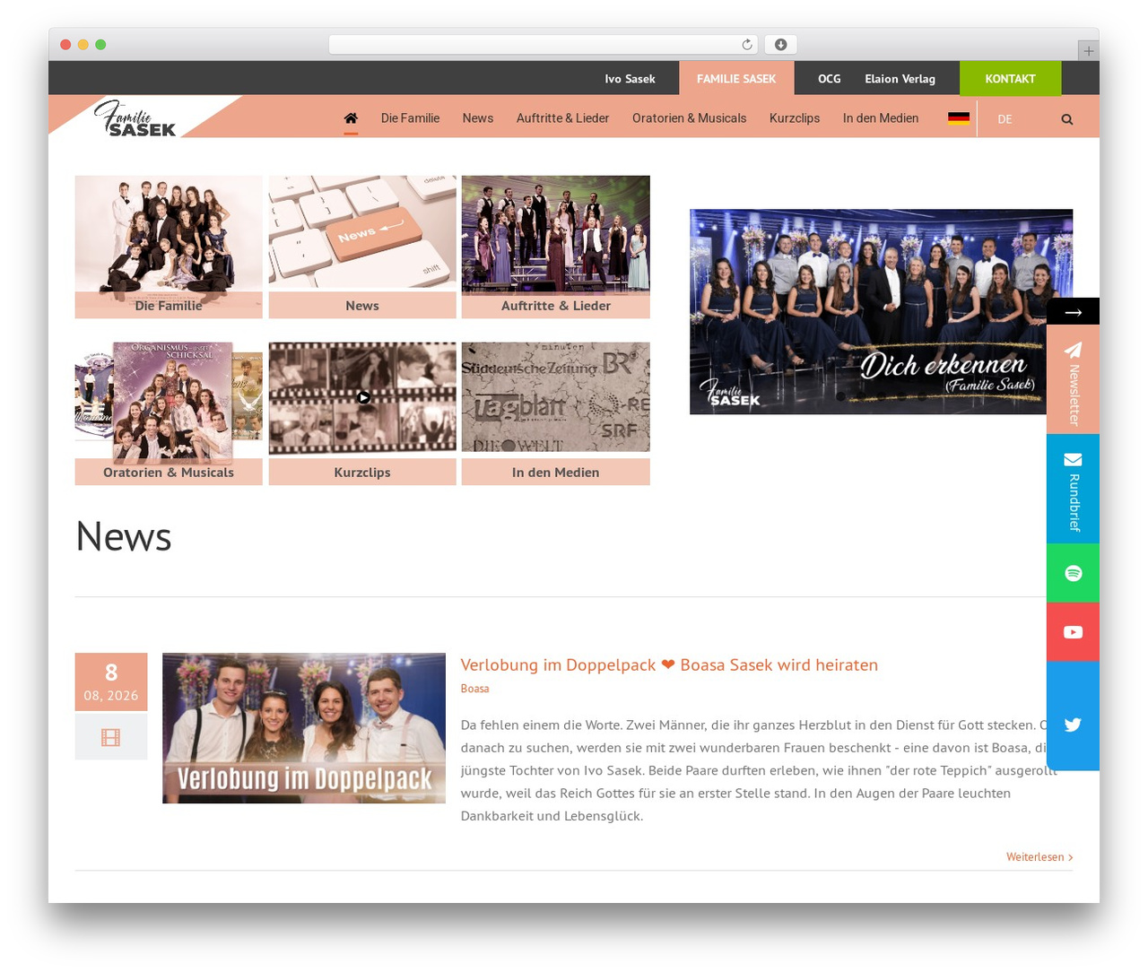 Avada Child WordPress theme - familie-sasek.ch