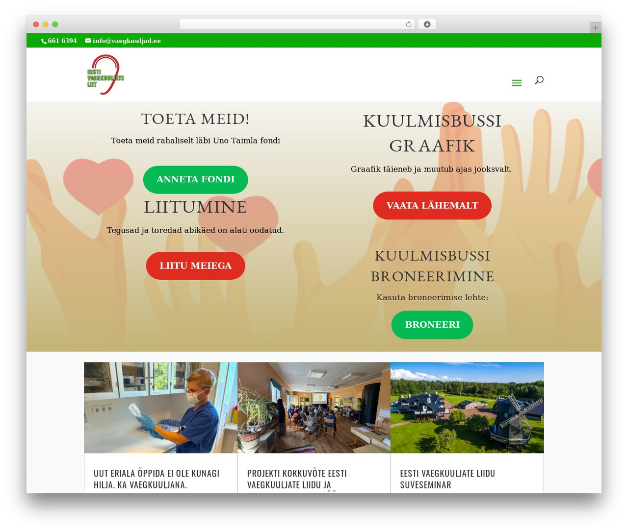 Divi WordPress theme - vaegkuuljad.ee