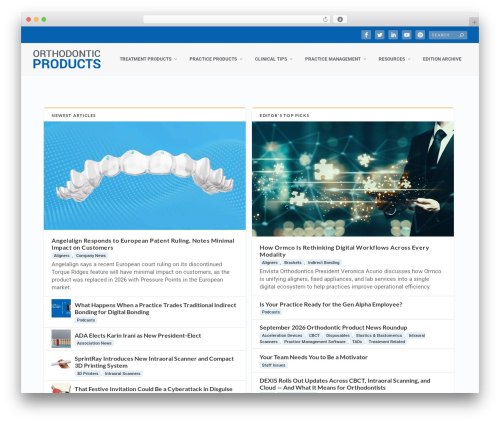 Extra best WordPress theme - orthodonticproductsonline.com
