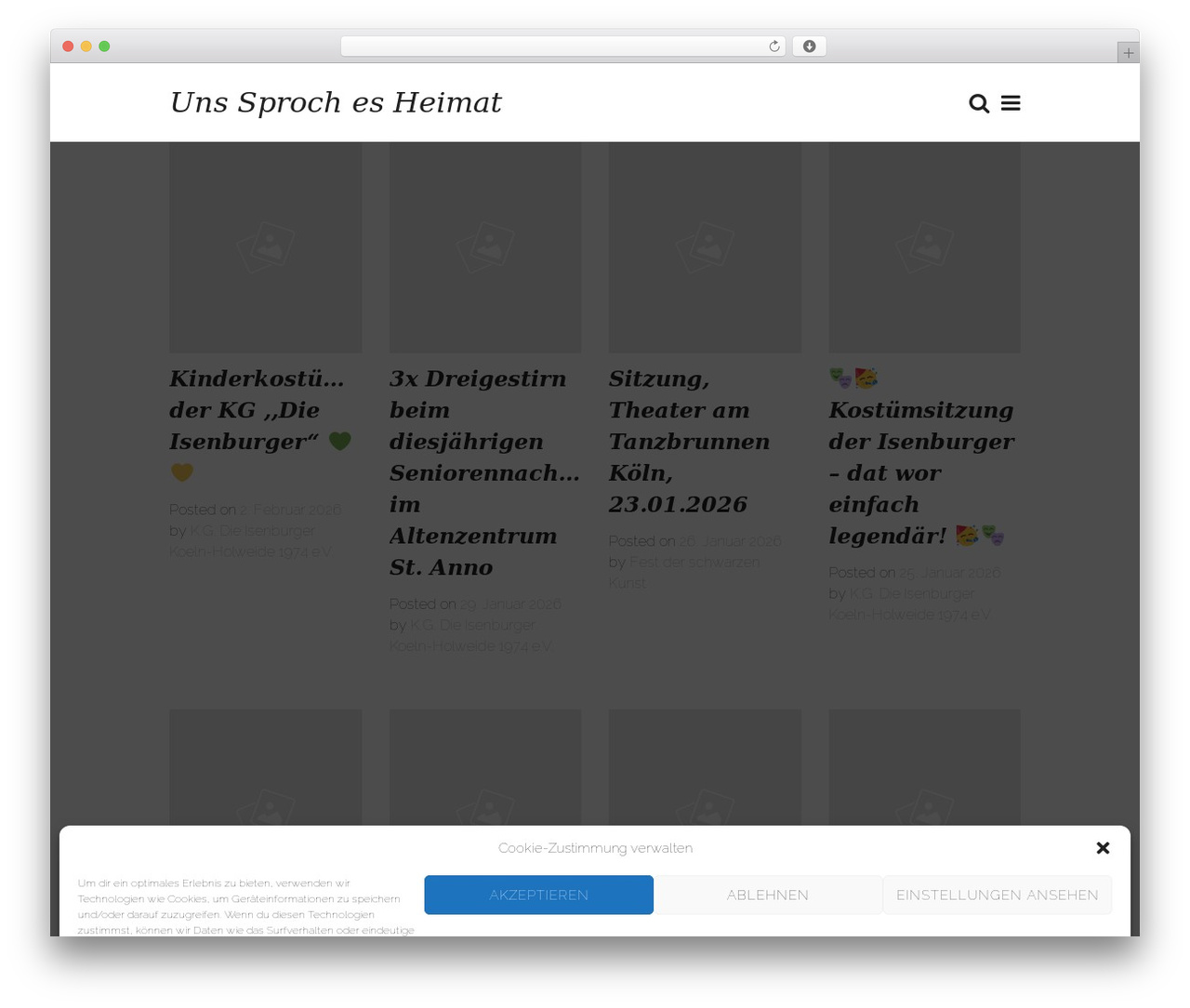 Simona WordPress theme - uns-sproch-es-heimat.com