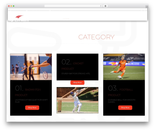 WordPress theme Bosa - sportlinestores.com
