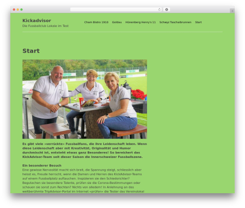 WordPress theme Deep Light - kickadvisor.ch