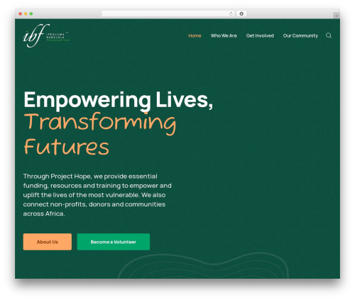 WP theme Give - ibfdn.org