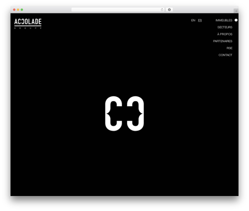 Accolade WordPress theme - www.accoladegroupe.com