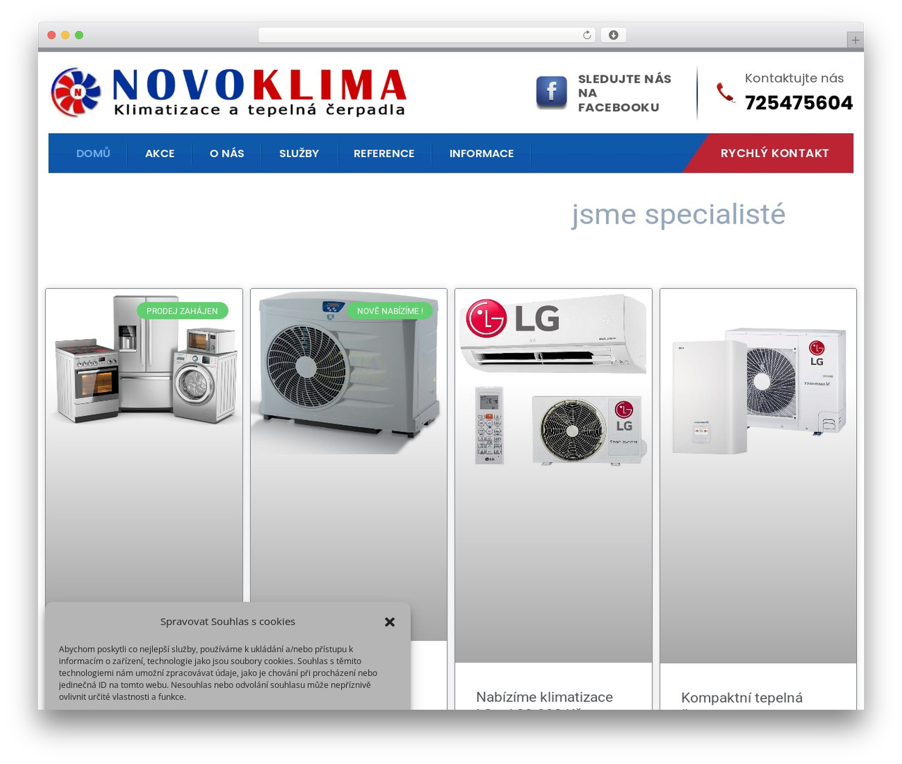 Airtech WordPress theme - novoklima.cz