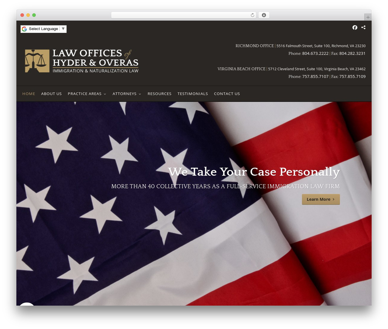 Beacon Theme best WordPress theme - hyderlaw.com