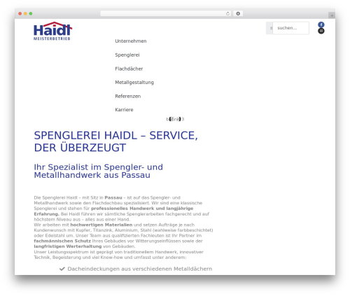 Tenweb builder WordPress plugin - haidl-spenglerei.de