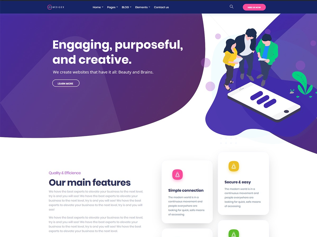 Comdigex theme WordPress by Mymoun