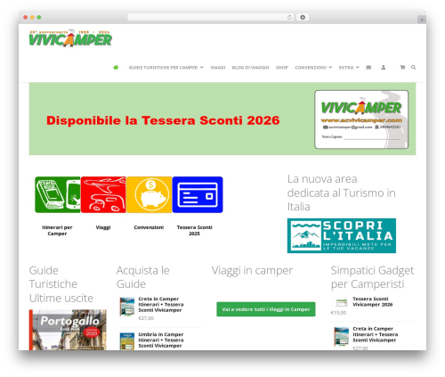 Create WordPress theme - vivicamper.com