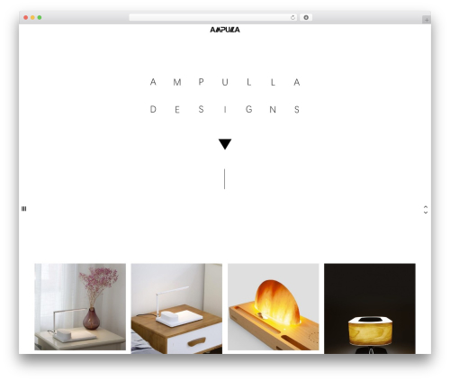 DECA WordPress theme - ampulla.net