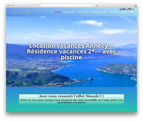 Divi WordPress theme - le-conty.com