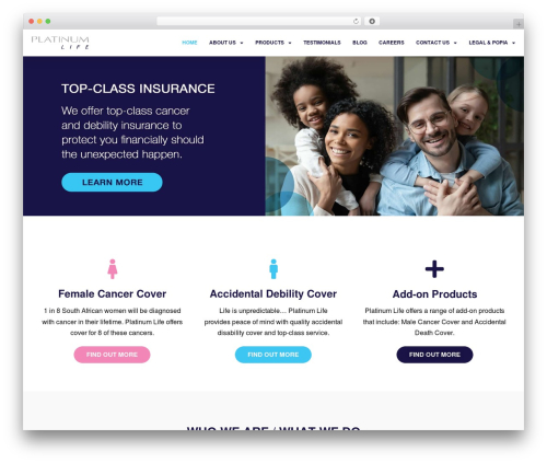 Unicon core WordPress plugin - platinumlife.co.za