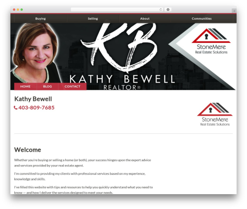 IXACT Framework WordPress theme - kathybewell.com