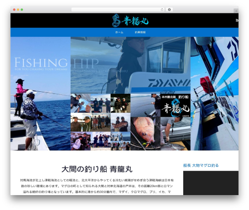 MAXX WordPress theme - seiryu-maru.com