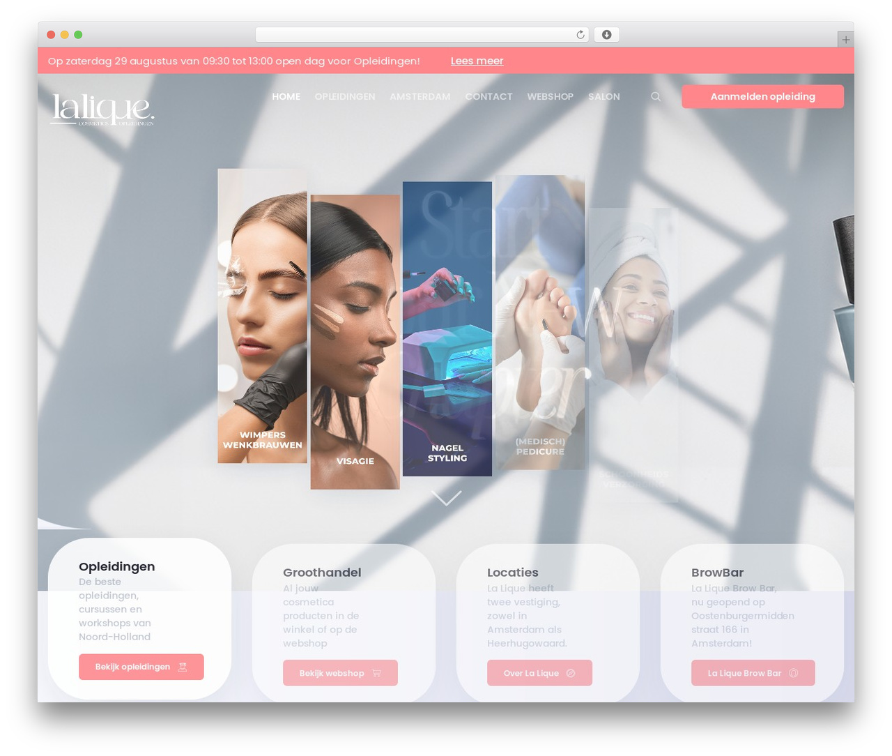 Scape theme WordPress - la-lique.nl