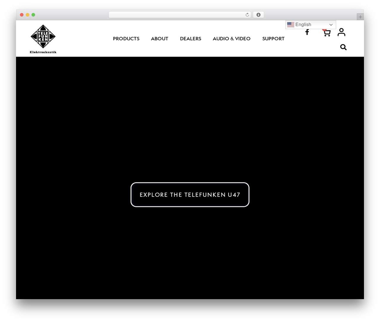 Storefront WordPress ecommerce theme - telefunken-elektroakustik.com