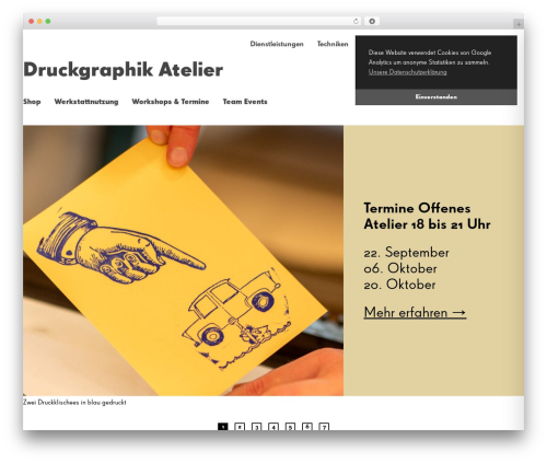 Theme WordPress Barebones - druckgraphik-atelier.de