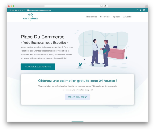 Theme WordPress Divi - placeducommerce.co