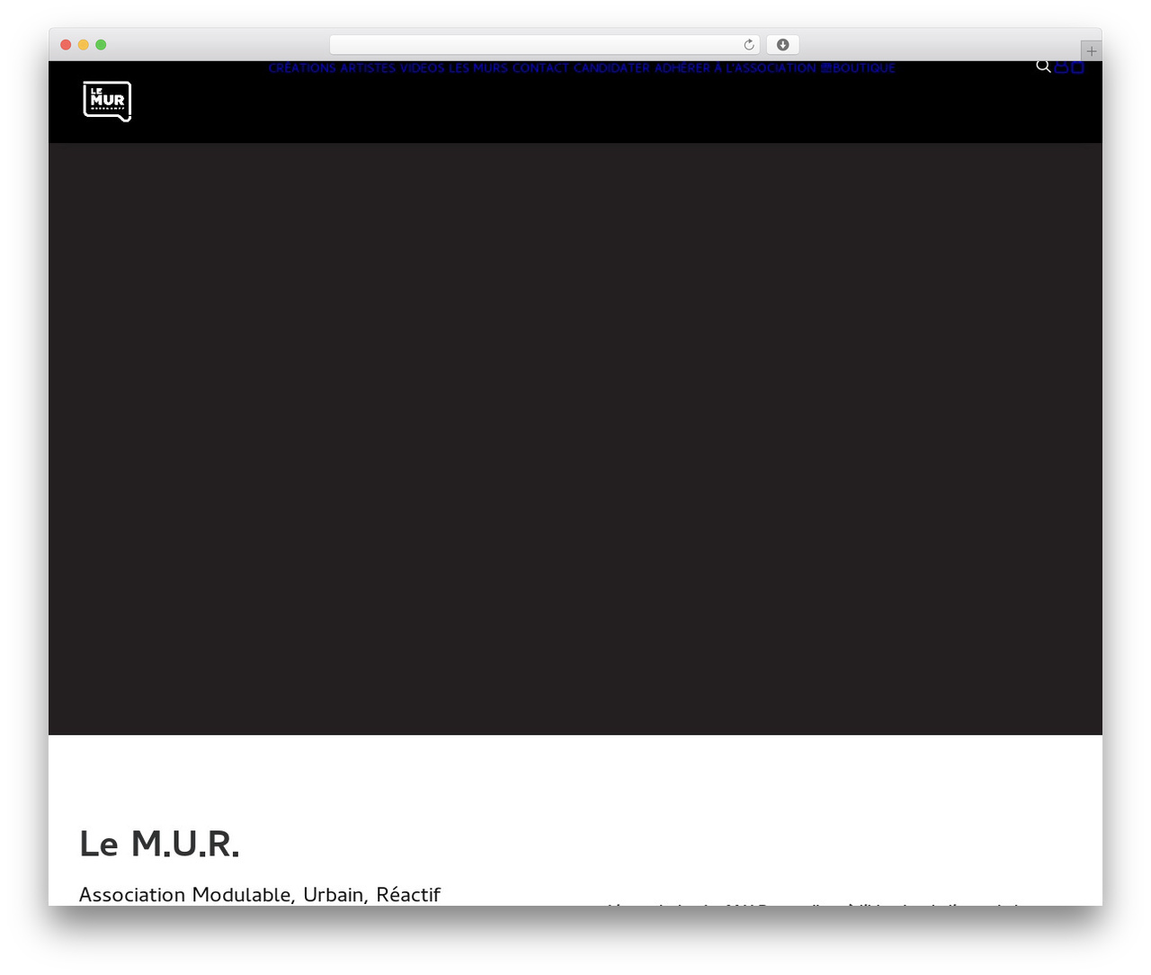 Uncode WordPress page theme - lemur.fr