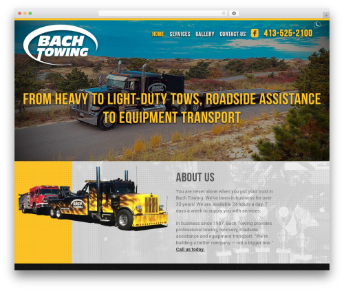 WordPress theme Beaver Builder Theme - bachtowing.com