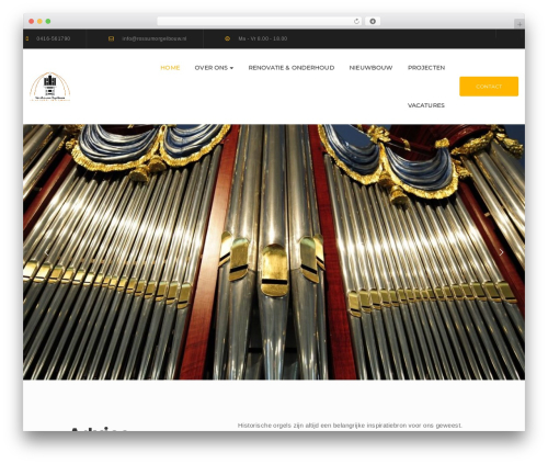 Ruby build framework WordPress plugin - rossumorgelbouw.nl