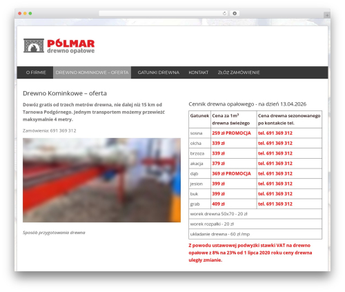 WordPress theme Squirrel Pro - polmarlazienka.pl