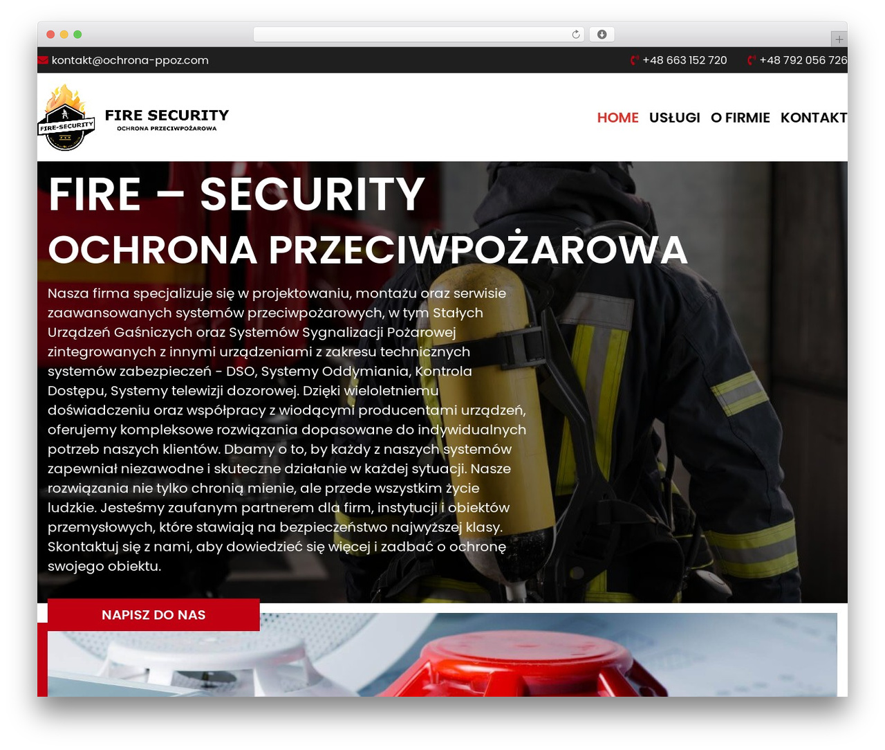 WP theme fire - ochrona-ppoz.com