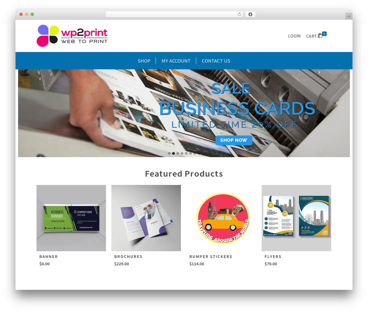 Ascend - Premium WordPress theme - starter.wp2print.net