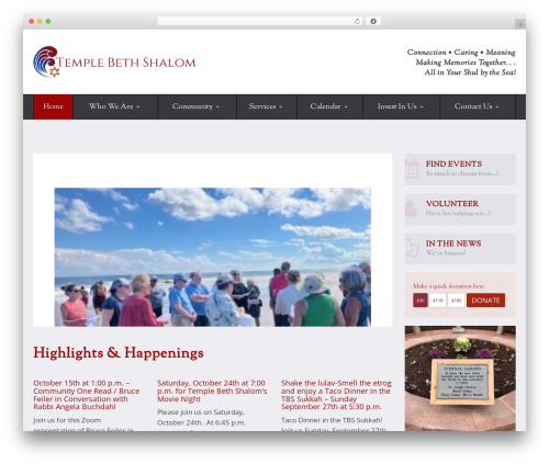 Candidate best WordPress theme - seashul.org
