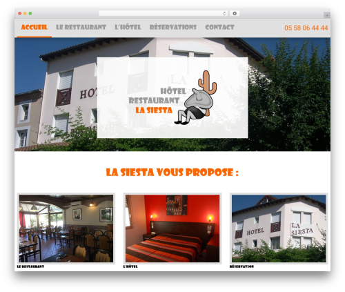 cherry WordPress theme - la-siesta.fr