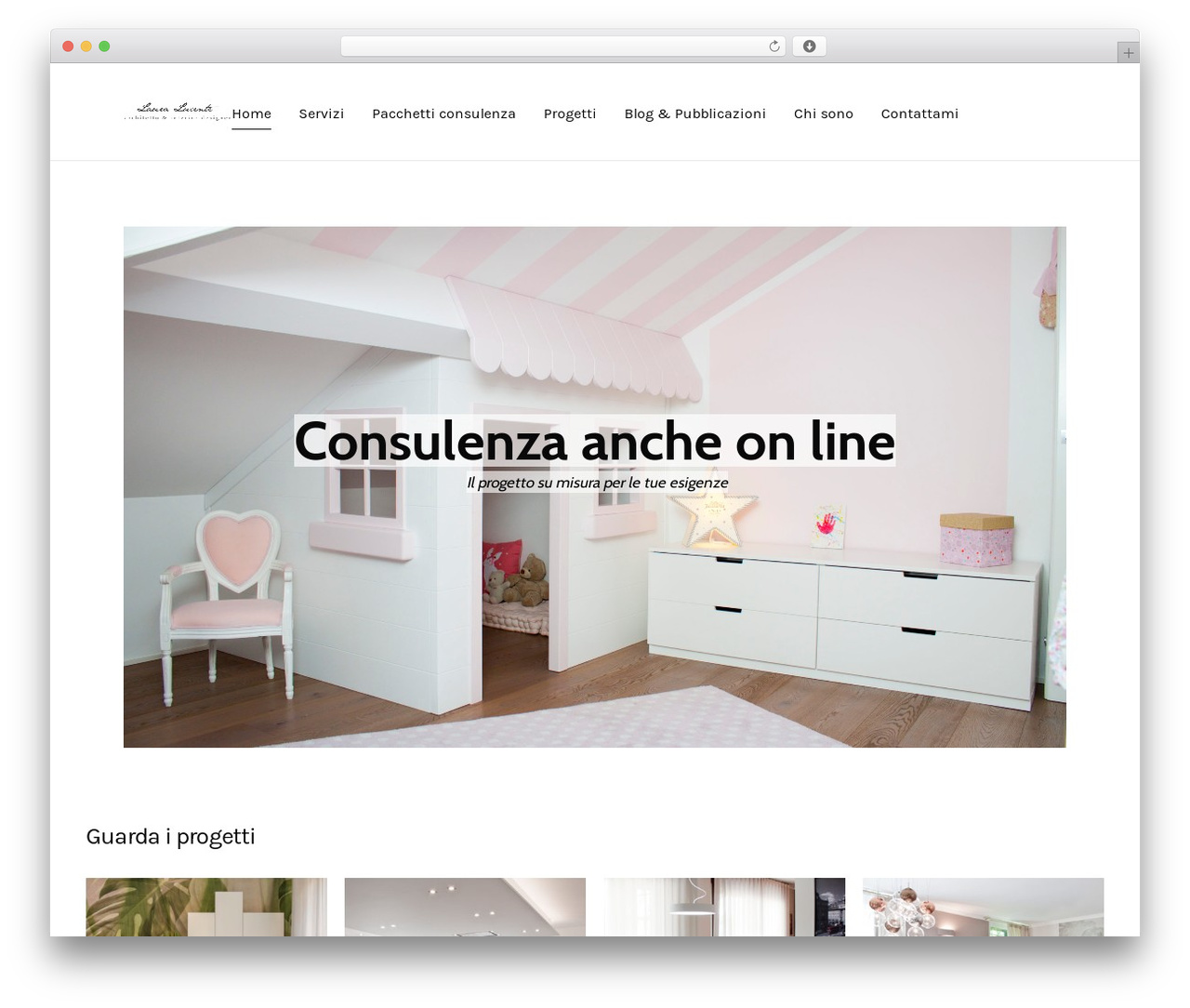 Diffusal WordPress website theme - lauralucente.com