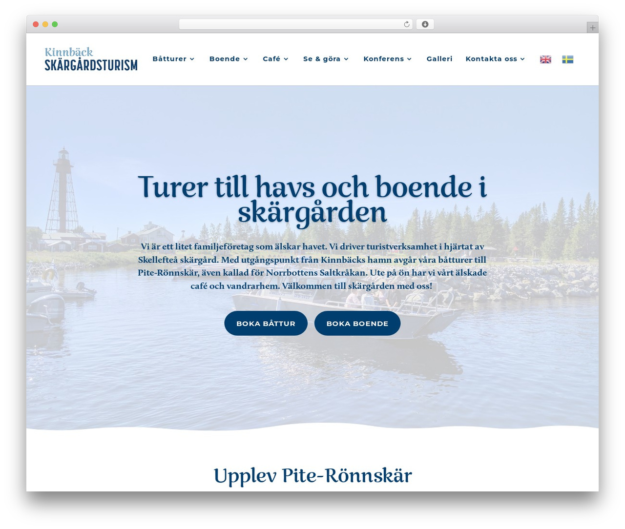 Divi theme WordPress - kinnbackskargard.se