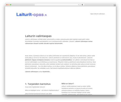 Divi modules simple heading WordPress plugin - laiturit-opas.fi