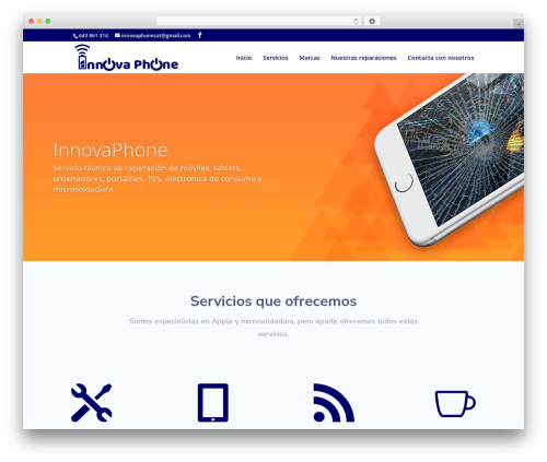 Divi WordPress theme - innovaphonesat.com