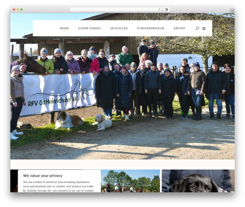 Equine theme WordPress - rfv-gutheinrichshof.de