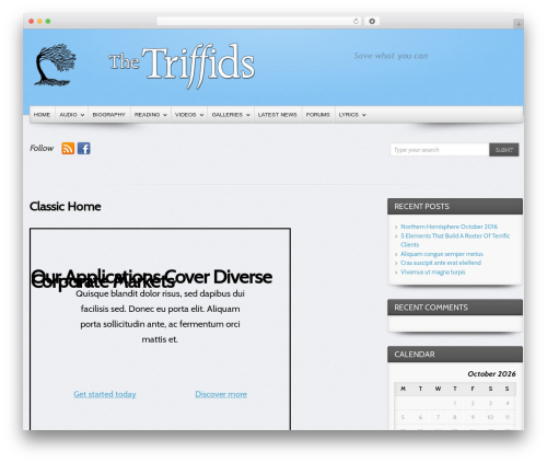 Recent Facebook Posts (recent-facebook-posts) free WordPress plugin - thetriffids.com