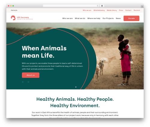 Flynt WordPress theme - vsfg.org