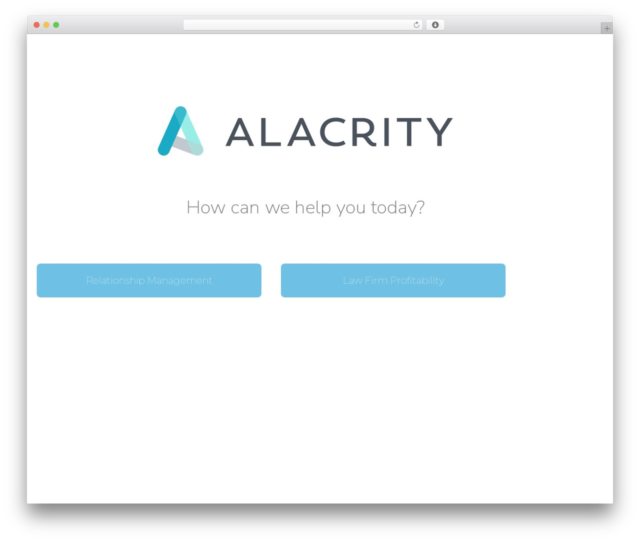 Hello Elementor theme WordPress - alacritylaw.com
