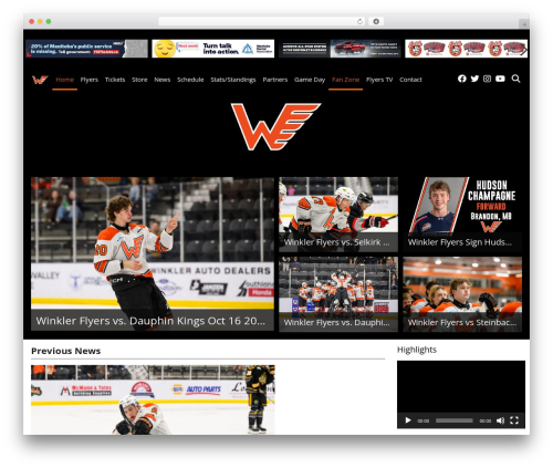 Wp sponsor showcase WordPress plugin - winklerflyers.com
