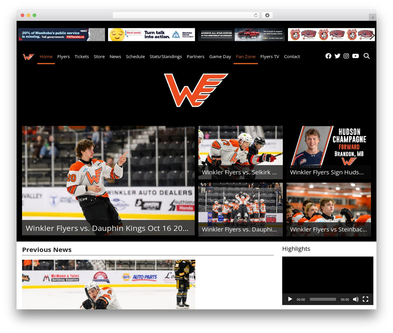 Jaws WordPress theme - winklerflyers.com Jaws WordPress theme - winklerflyers.com