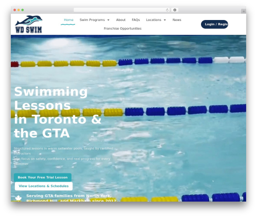 Poolix WordPress theme - wdswimming.com Poolix WordPress theme - wdswimming.com