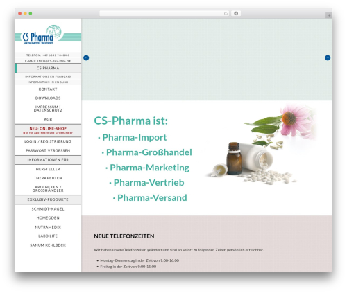 B2b market WordPress plugin - cs-pharma.info