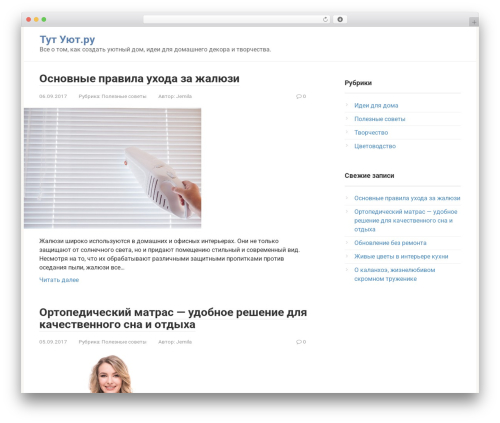Root Lite WordPress theme - tyt-yut.ru