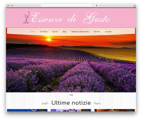 Theme WordPress cherry - essenzedigusto.it