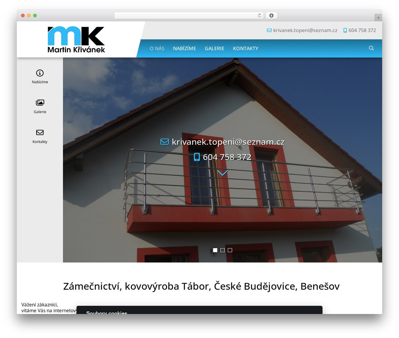 Theme WordPress Template 17 - kovovyrobakrivanek.cz