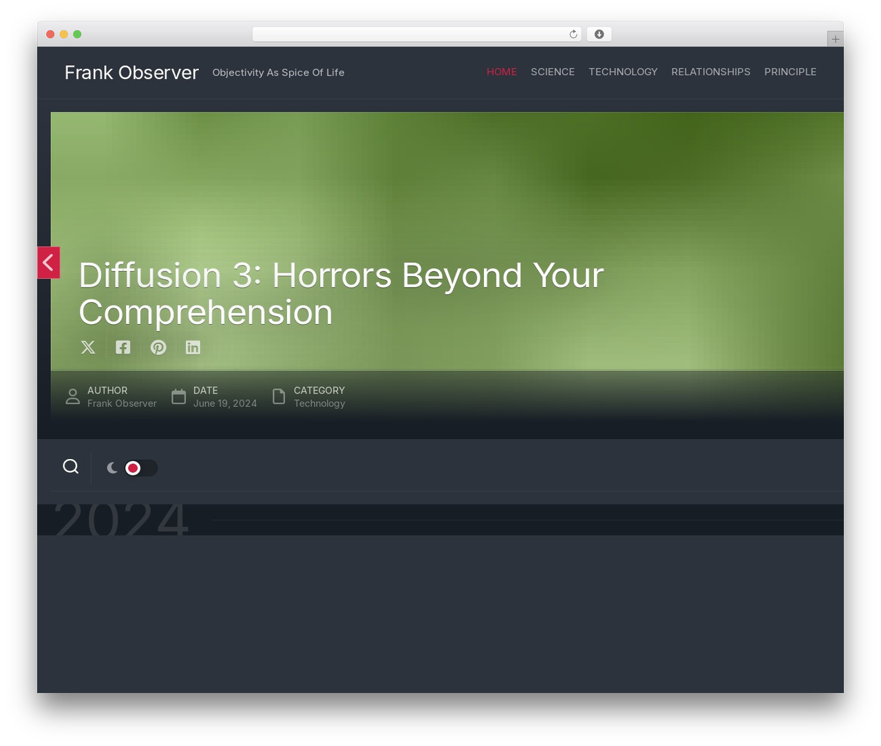Timelines WordPress theme - frankobserver.com Timelines WordPress theme - frankobserver.com